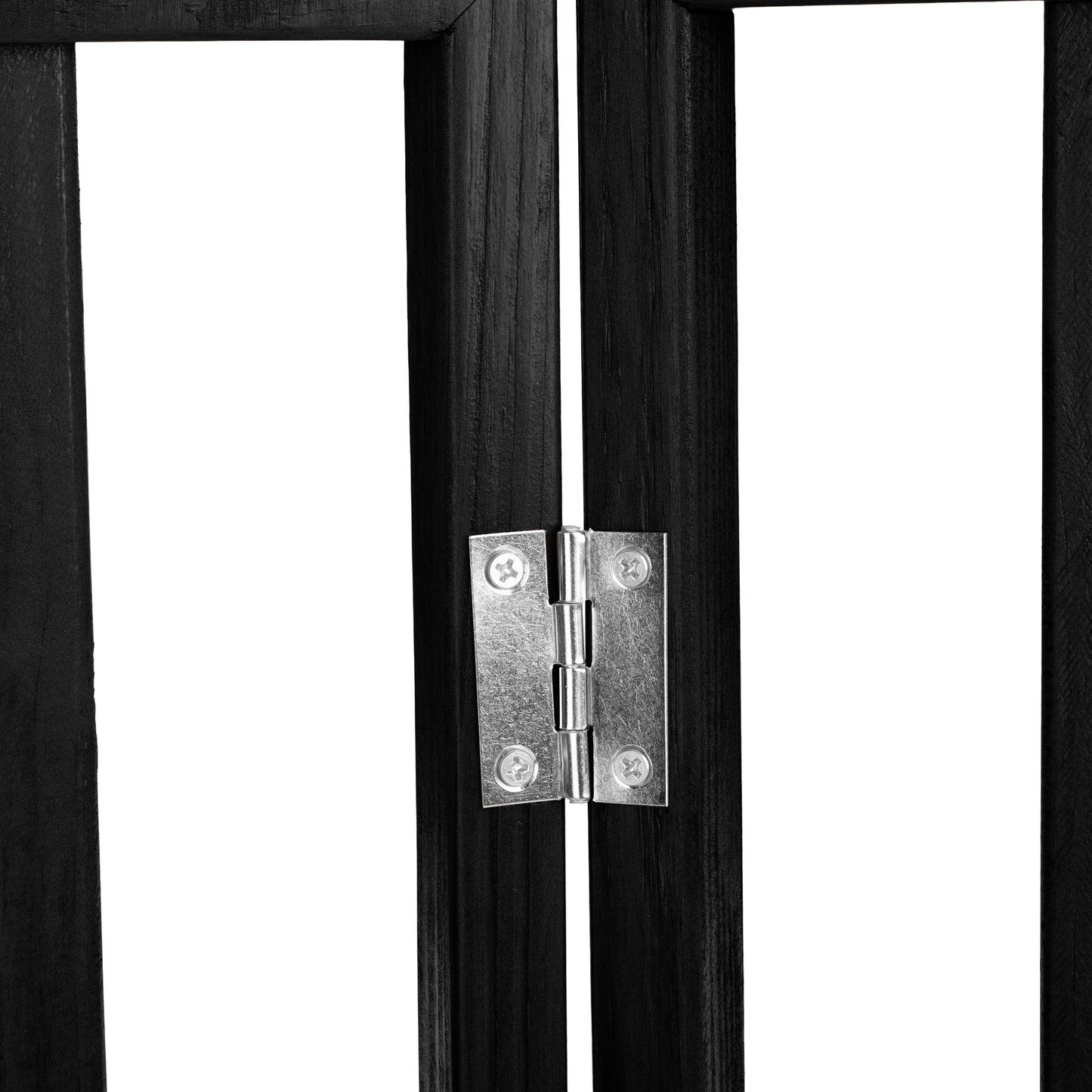 PETMAKER 3-Panel Indoor Foldable Pet Gate, Black