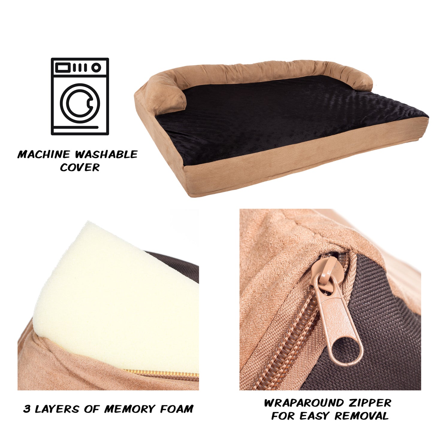Orthopedic Memory Foam Pet Bed