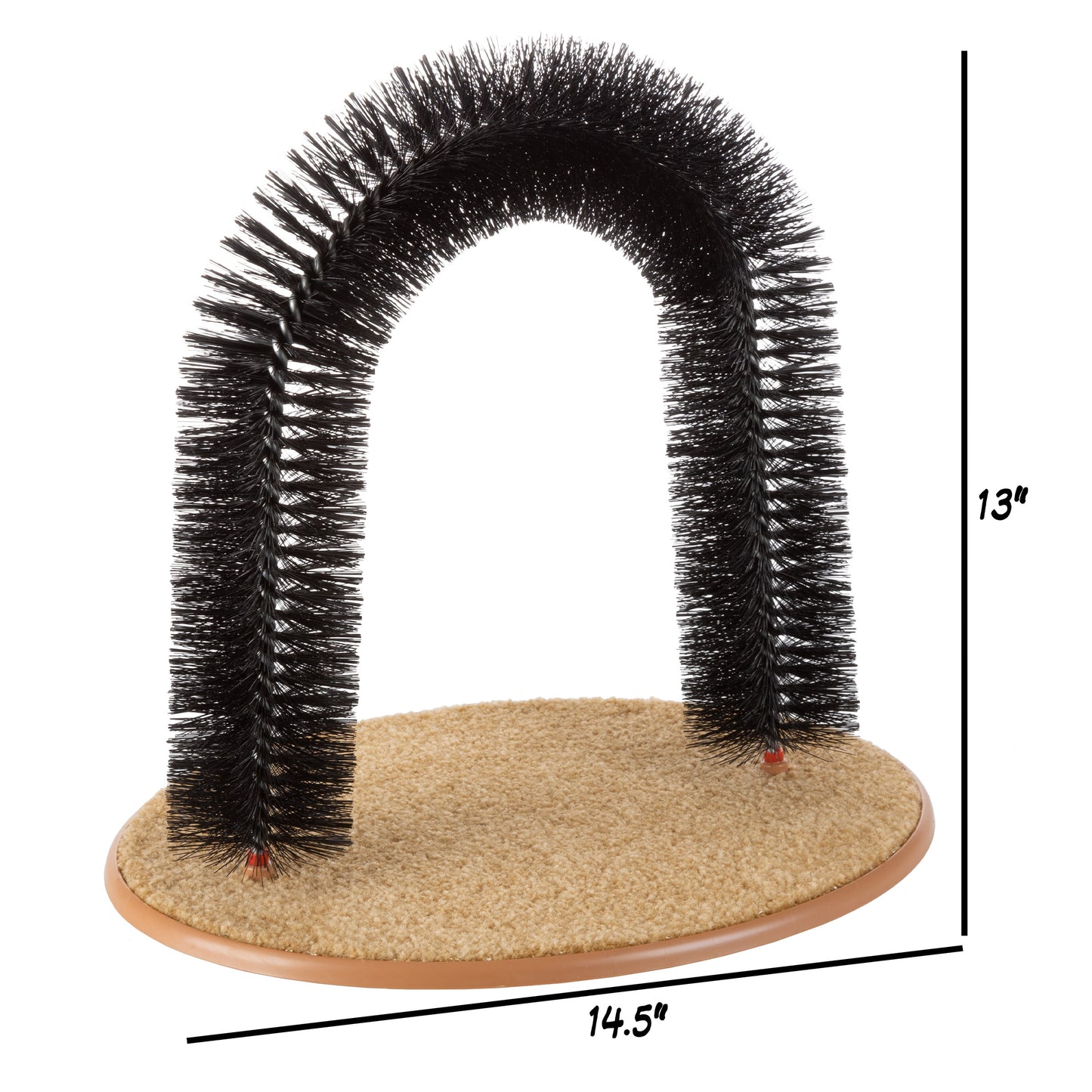 Cat Self-Groomer and Ring Brush