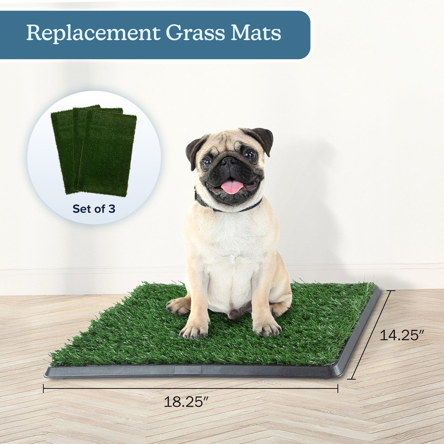 3 Replacement Turf Grass Pee Pads