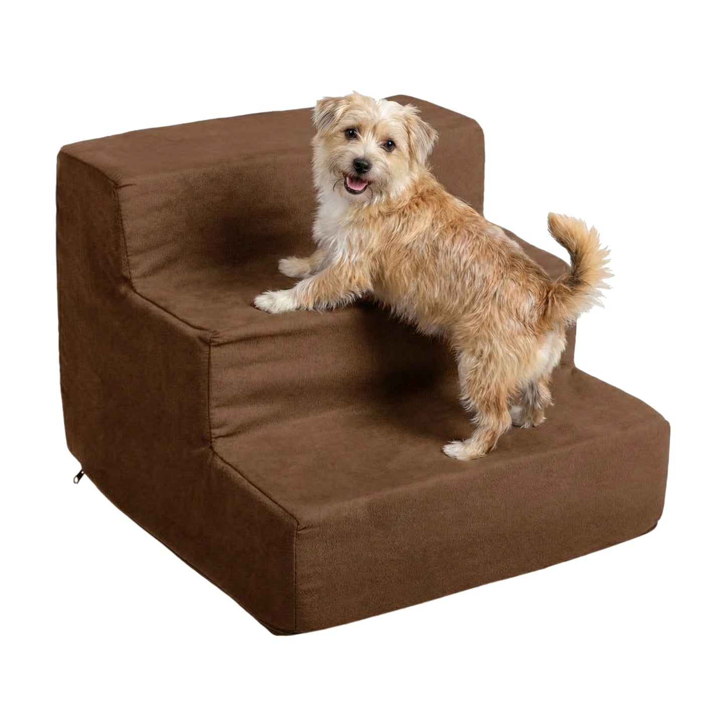 3-Step Nonslip Foam Pet Staircase