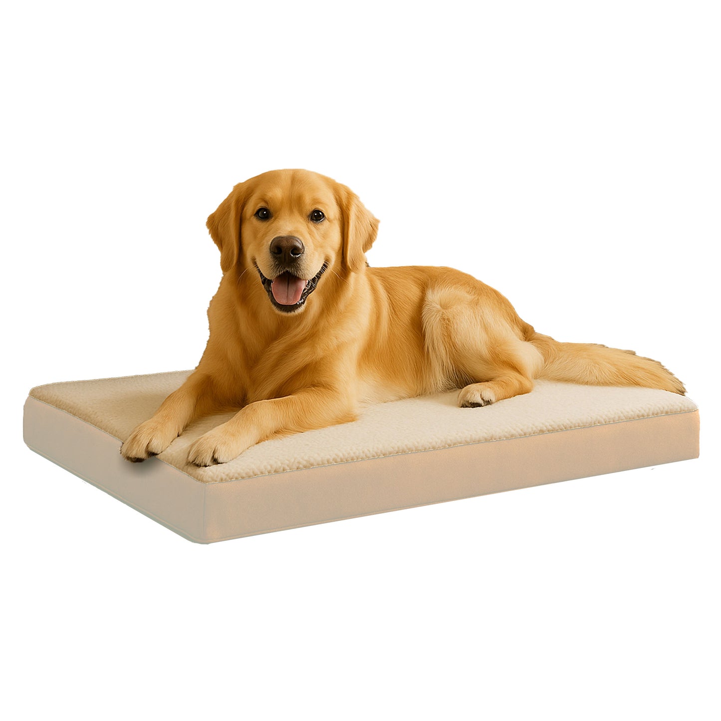 Orthopedic Sherpa Top Pet Bed
