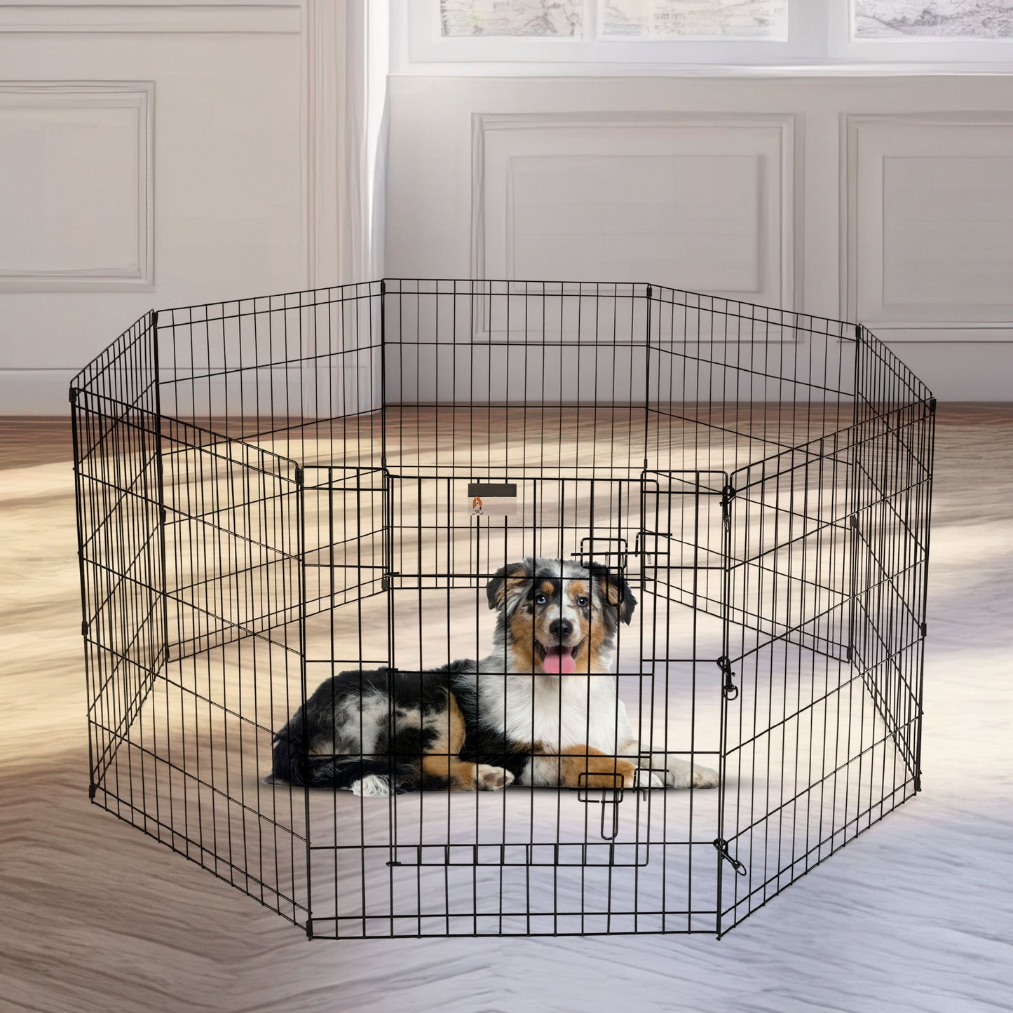 PETMAKER Indoor/Outdoor Foldable Dog Playpen