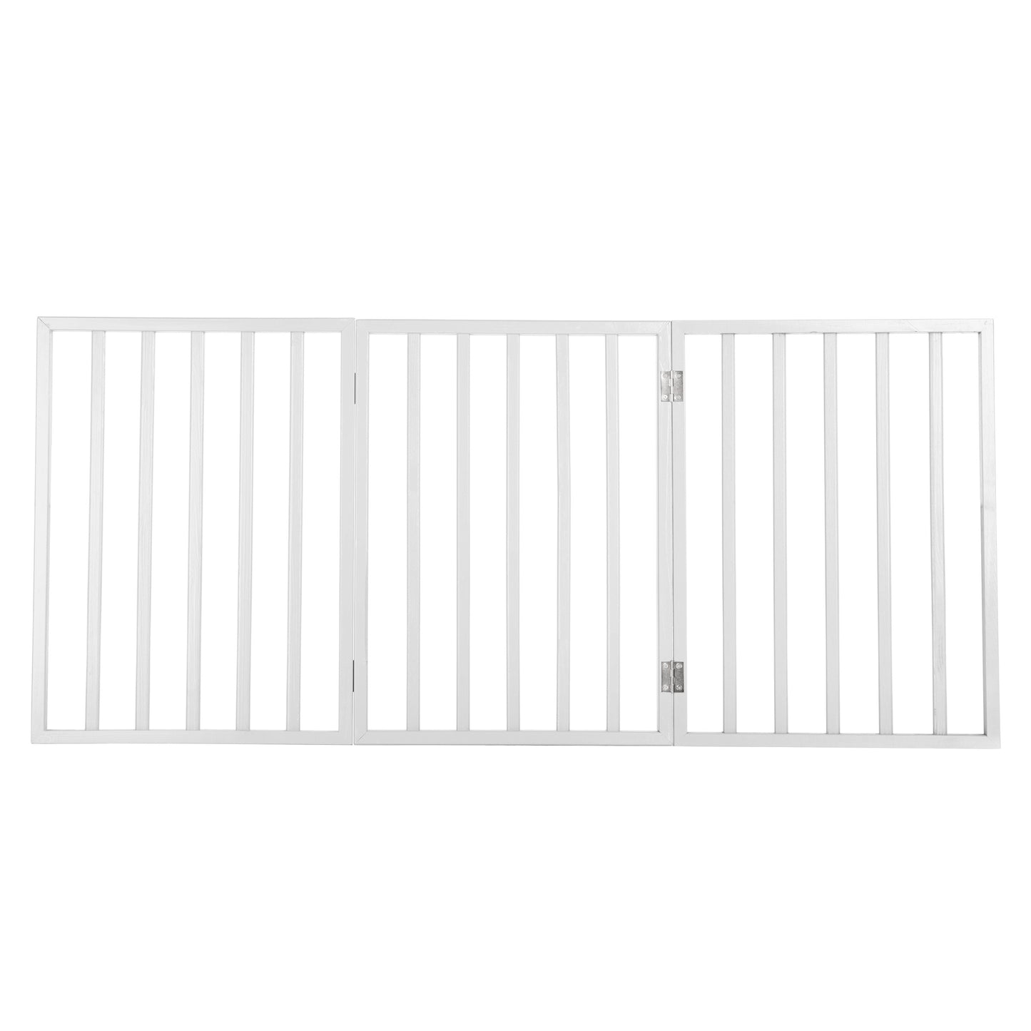 PETMAKER 3-Panel Indoor Foldable Pet Gate, White