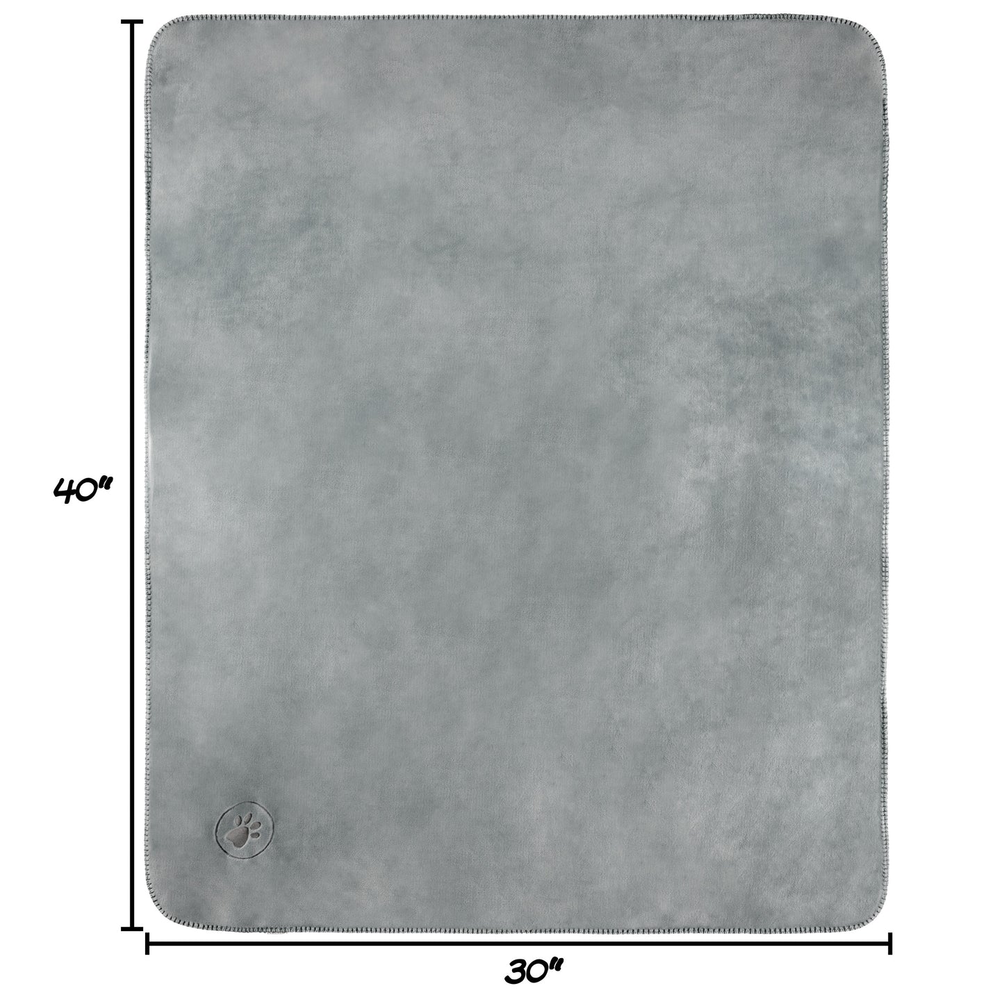 PETMAKER 30x40-Inch Waterproof Dog Blanket, Gray