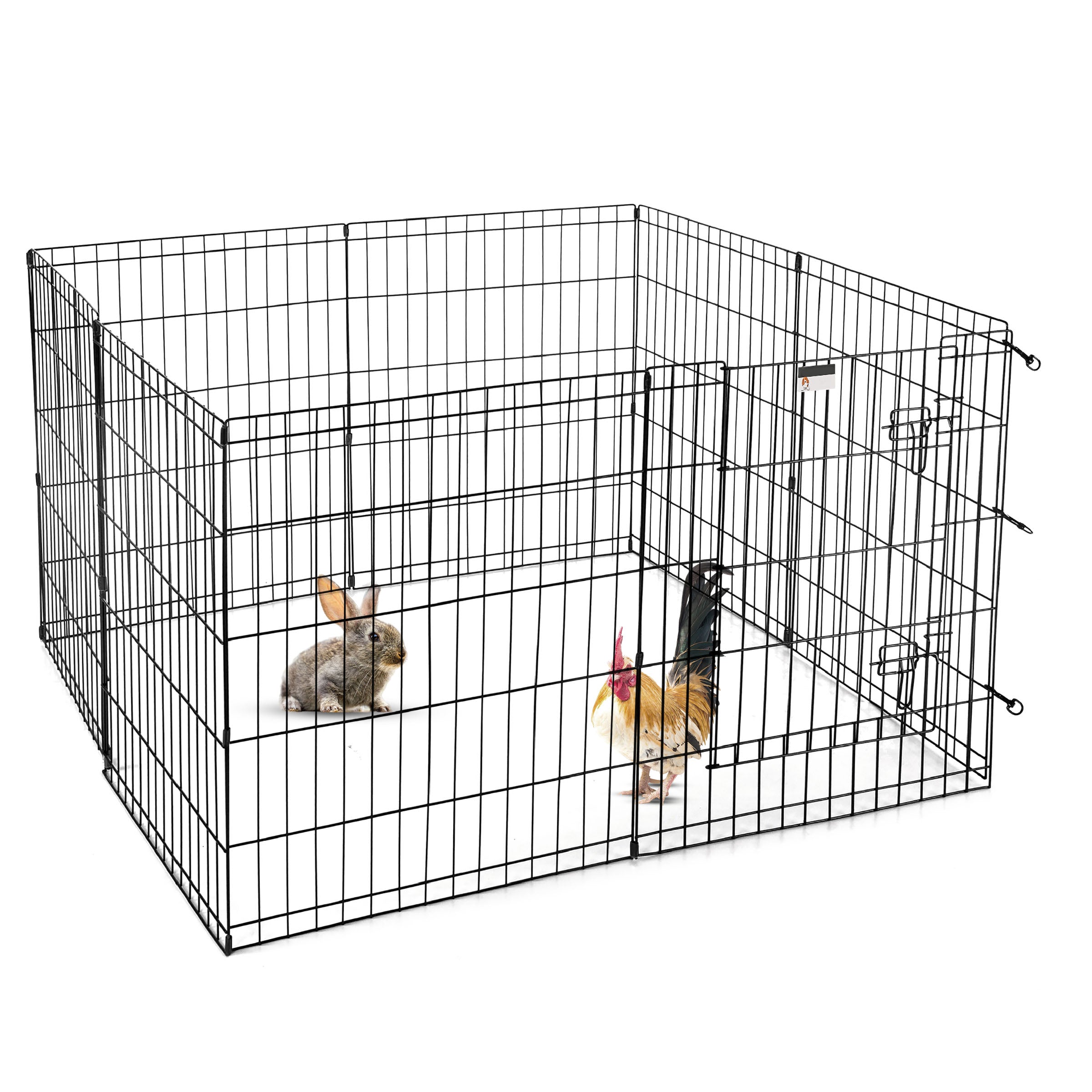 PETMAKER Indoor/Outdoor Foldable Puppy Dog Playpen - Eight 24x30in