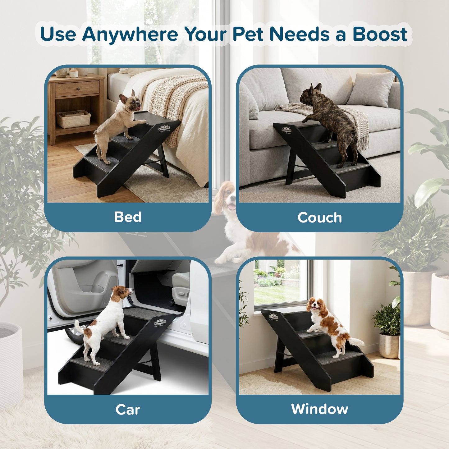 Foldable Nonslip Pet Stairs