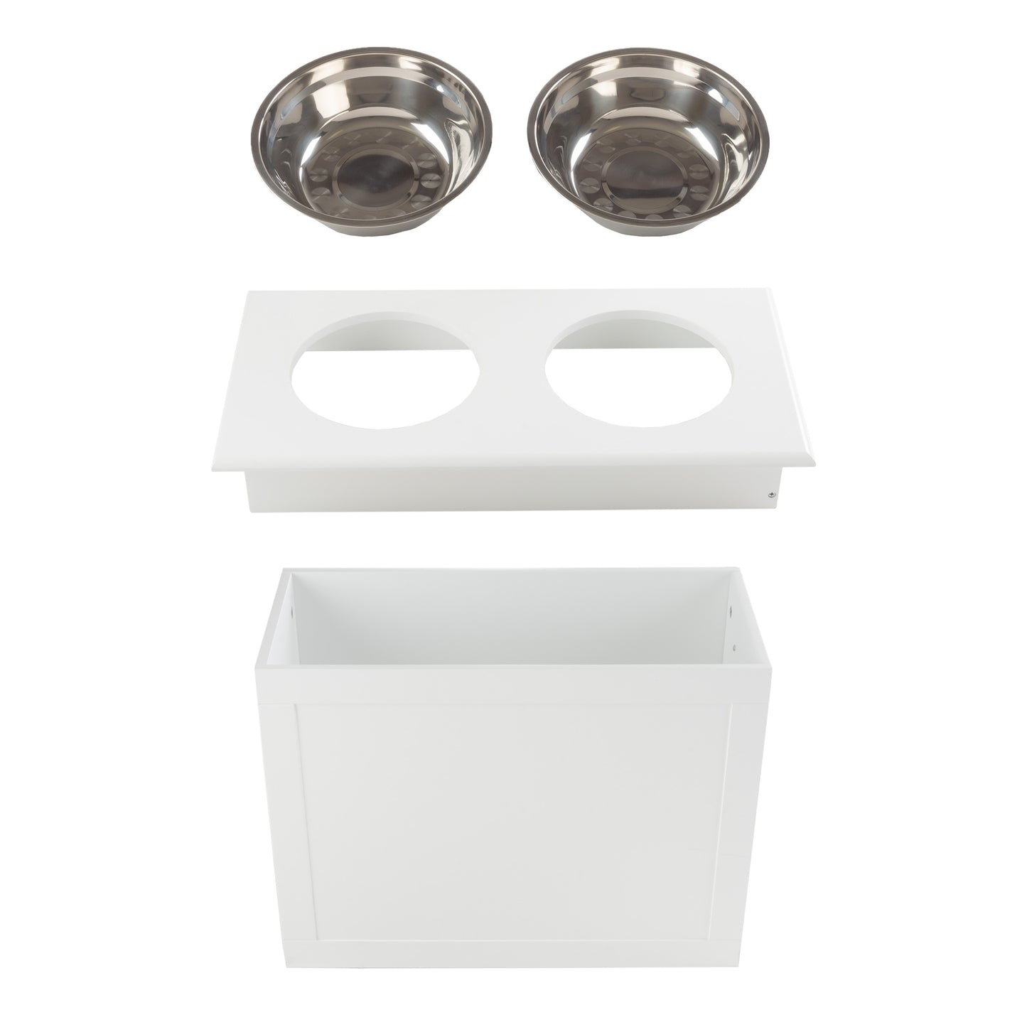 Elevated Dog Bowls with Storage