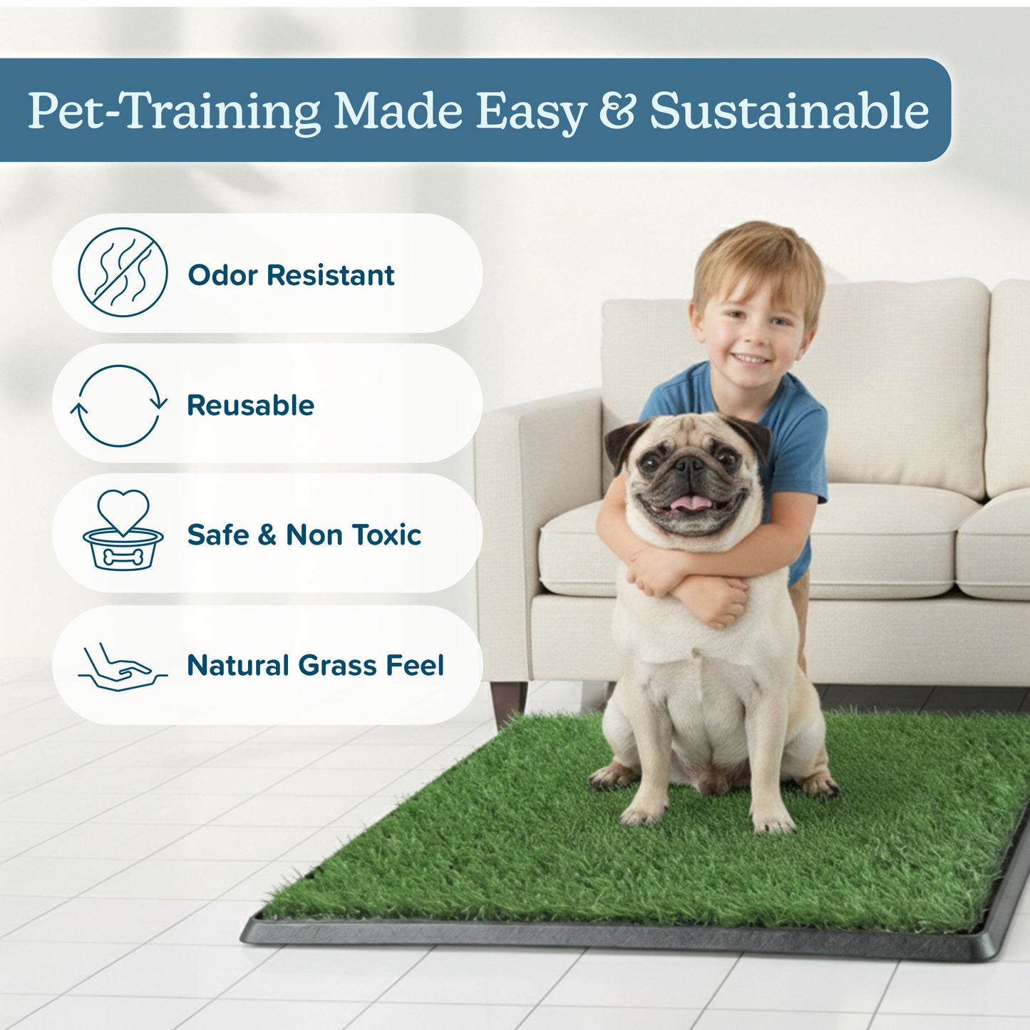3 Replacement Turf Grass Pee Pads