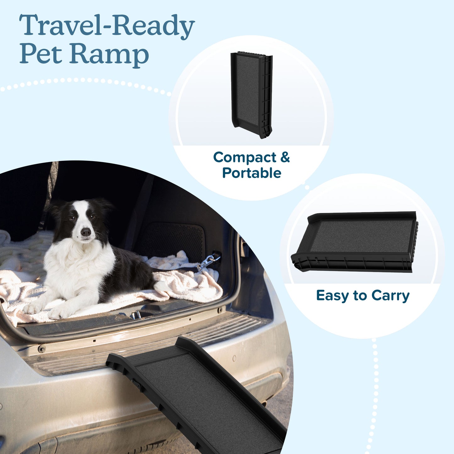 Folding, Nonslip Dog Ramp