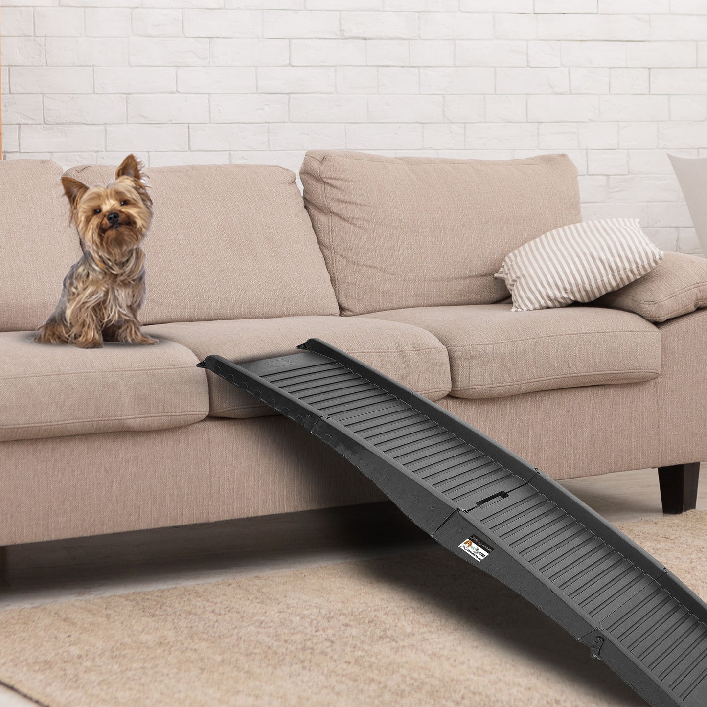 Nonslip Dog Ramp with Raised Sides