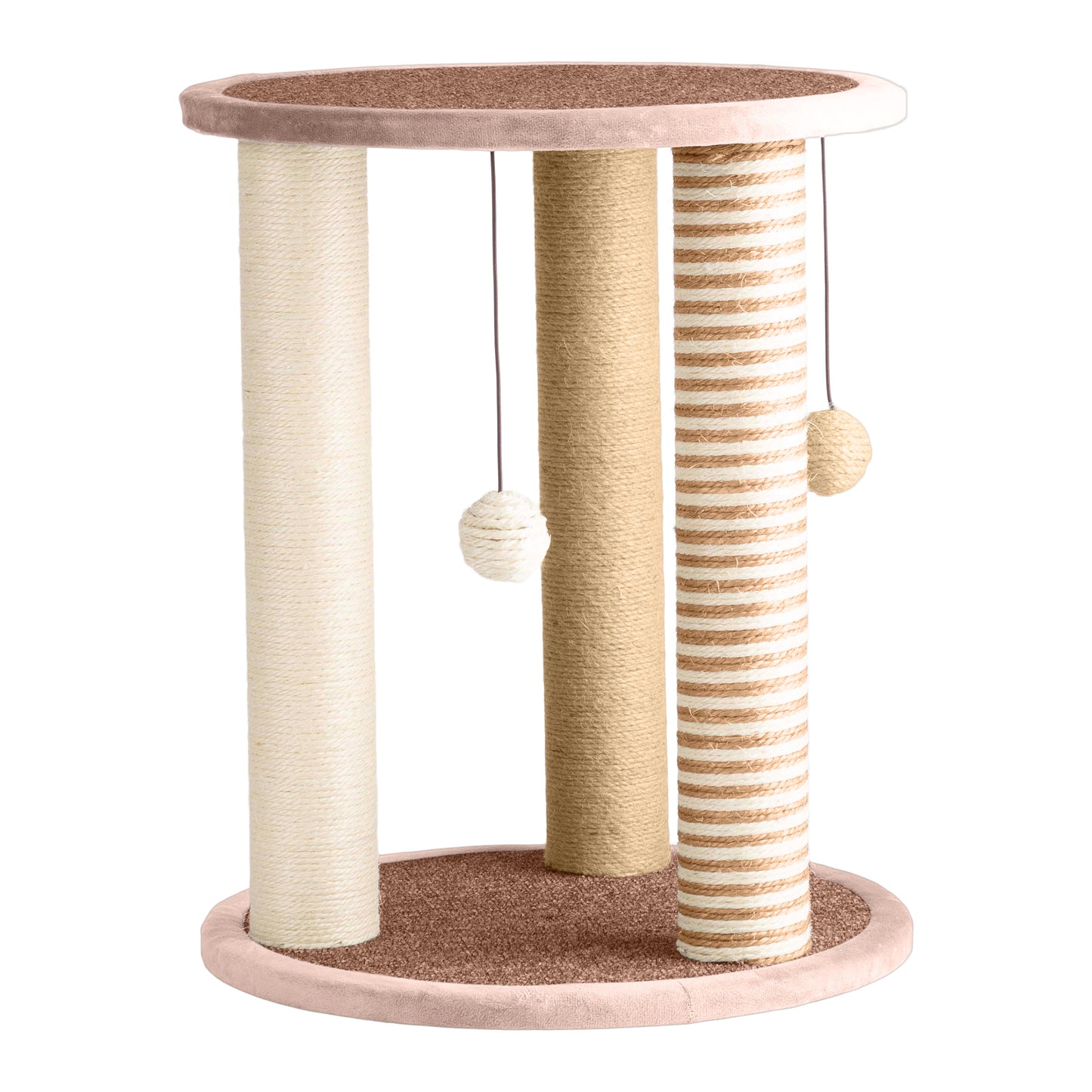 Cat Scratching Post Tower with 3 Posts