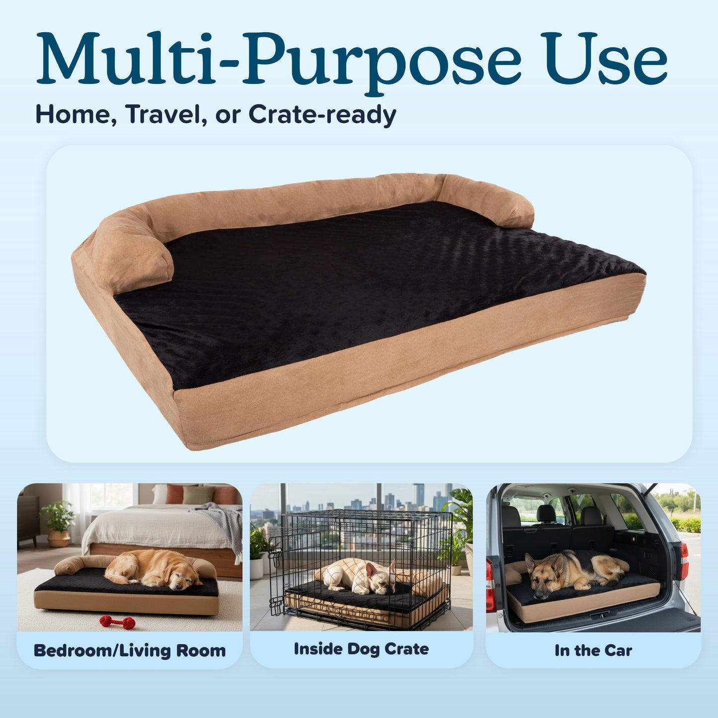 Orthopedic Memory Foam Pet Bed