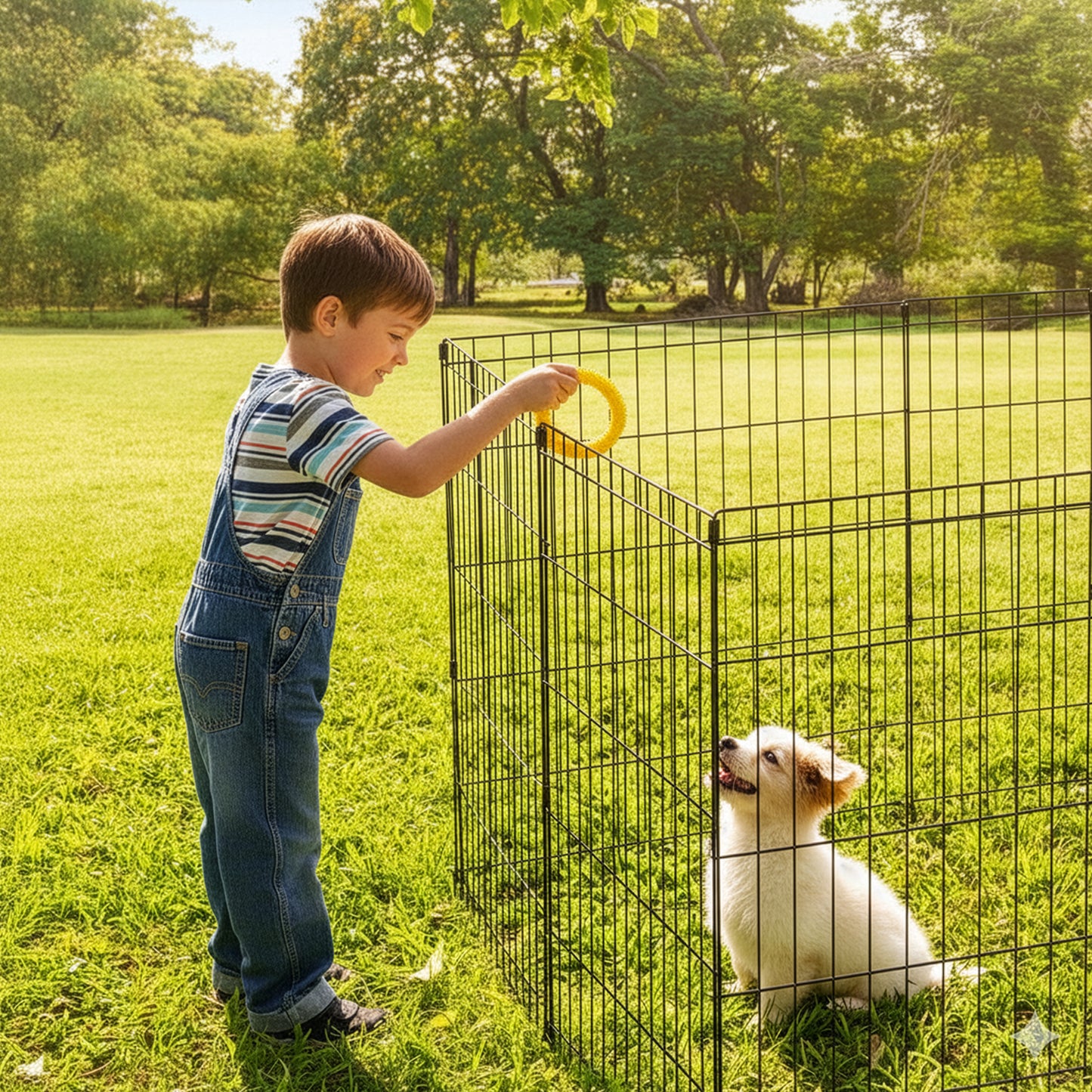 PETMAKER Indoor/Outdoor Foldable Dog Playpen