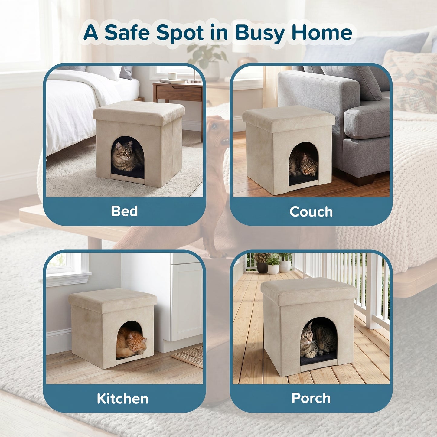 Pet House Ottoman