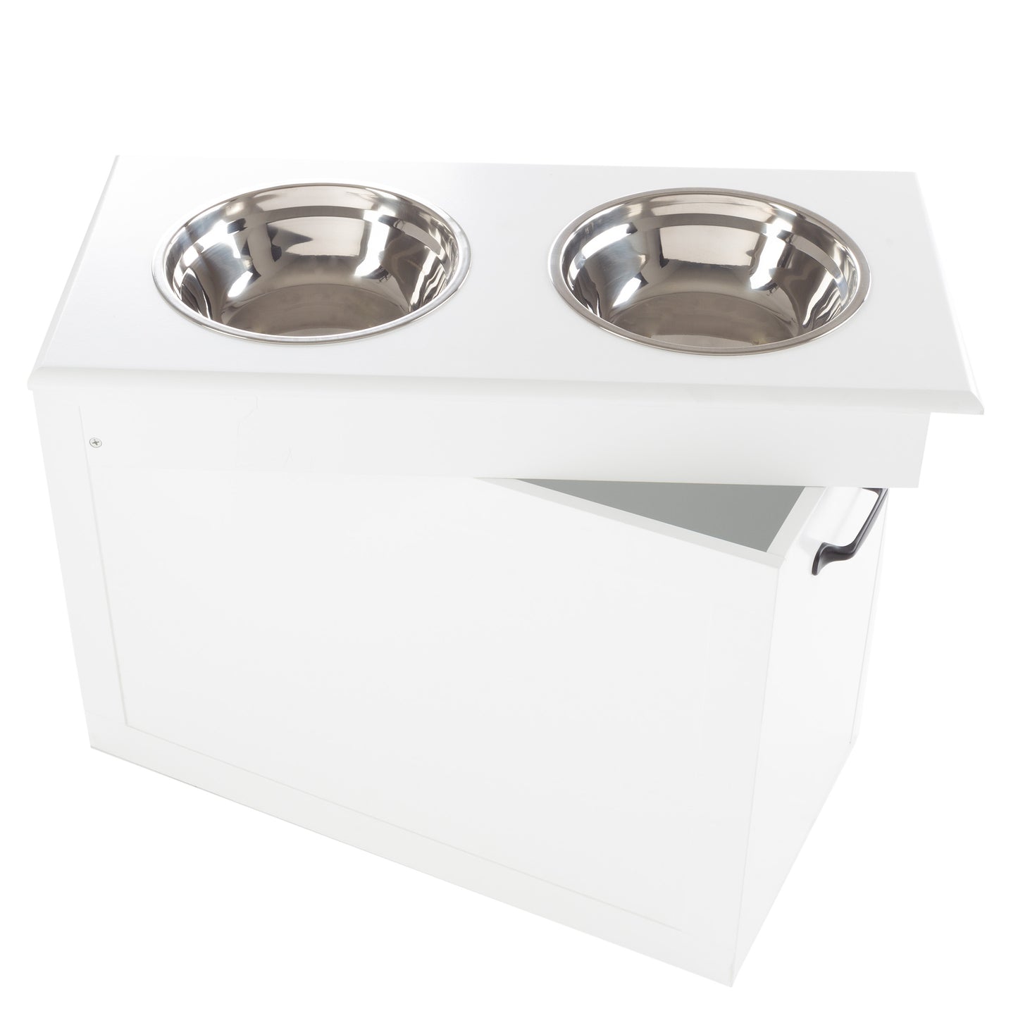Elevated Dog Bowls with Storage