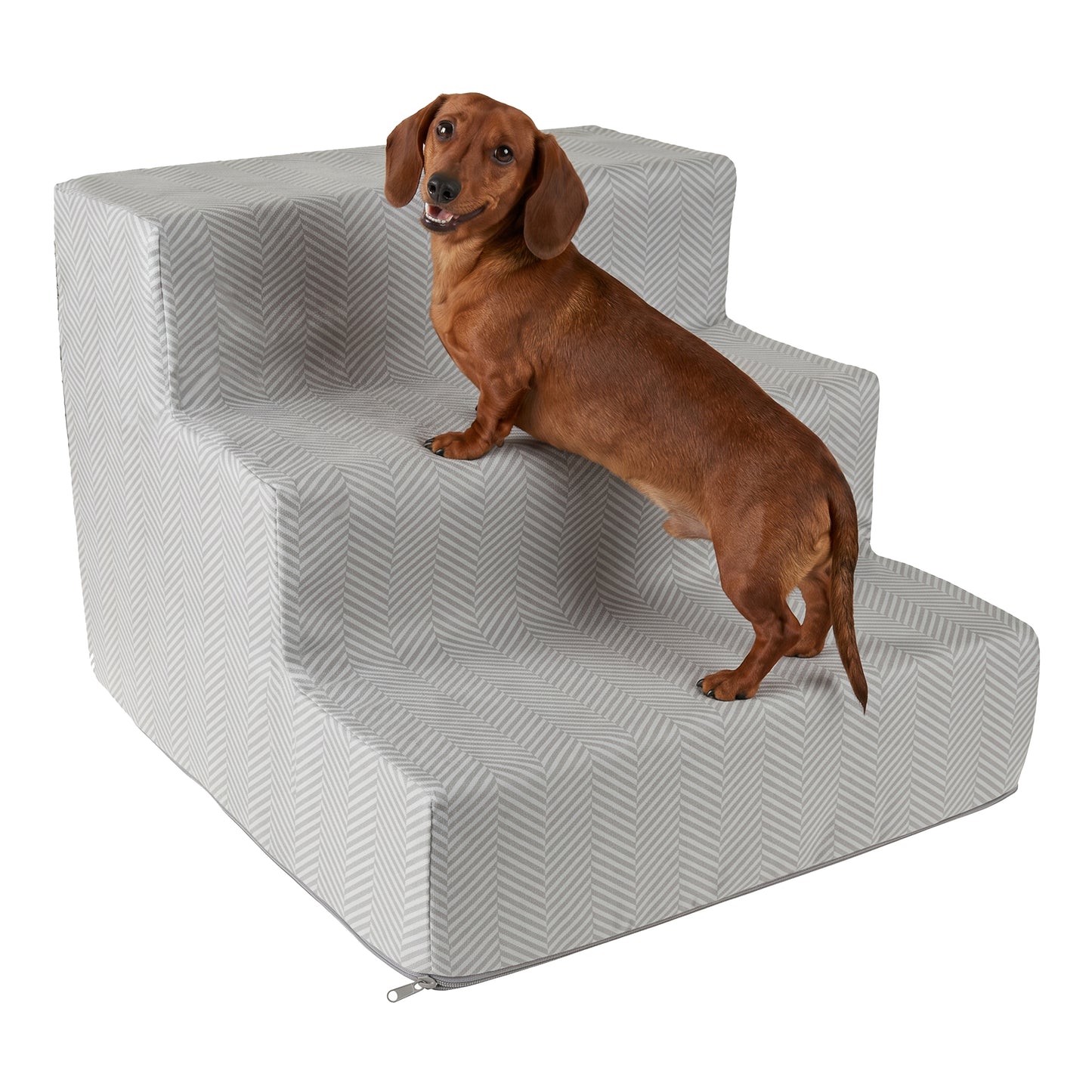 3-Step Nonslip Foam Pet Staircase