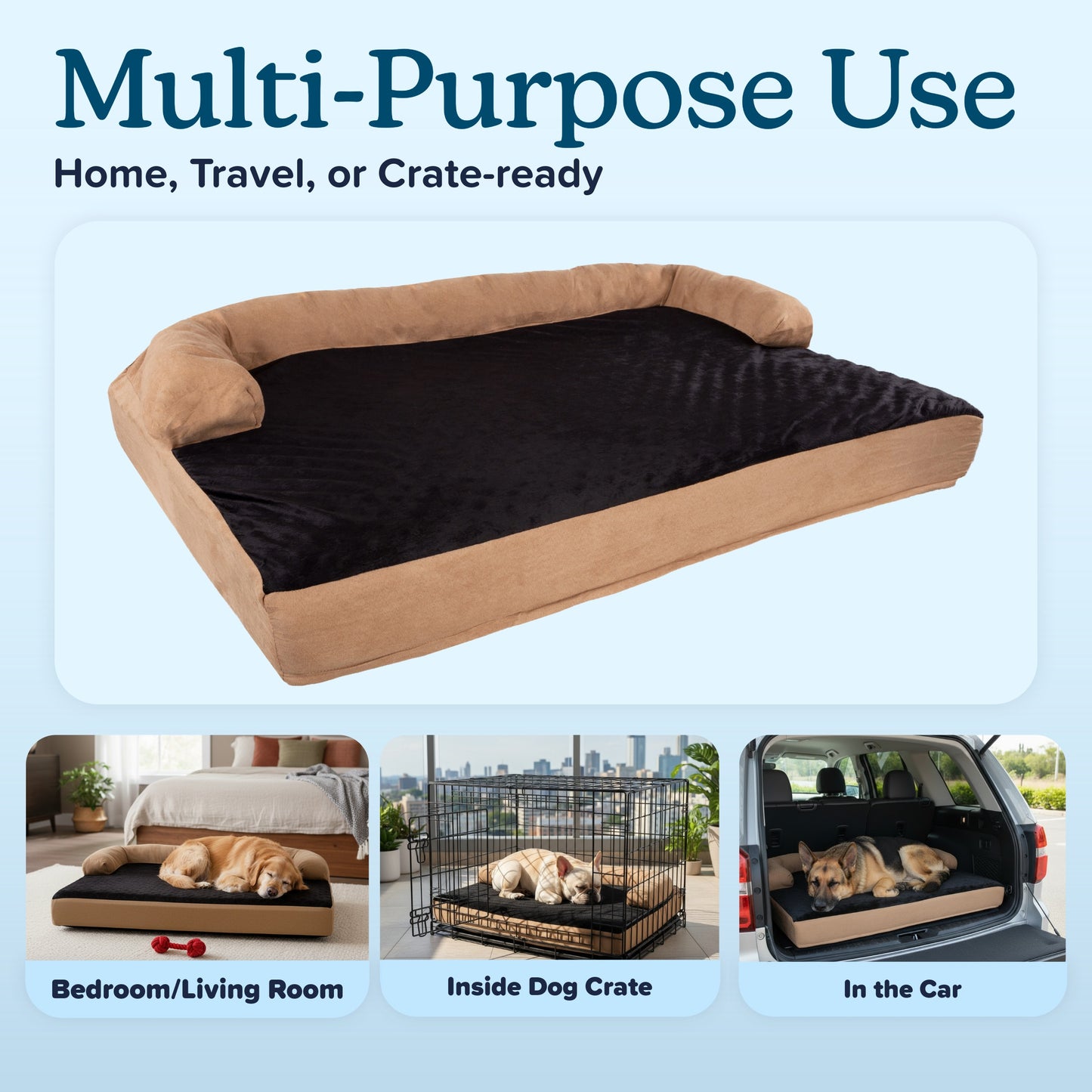 Orthopedic Memory Foam Pet Bed