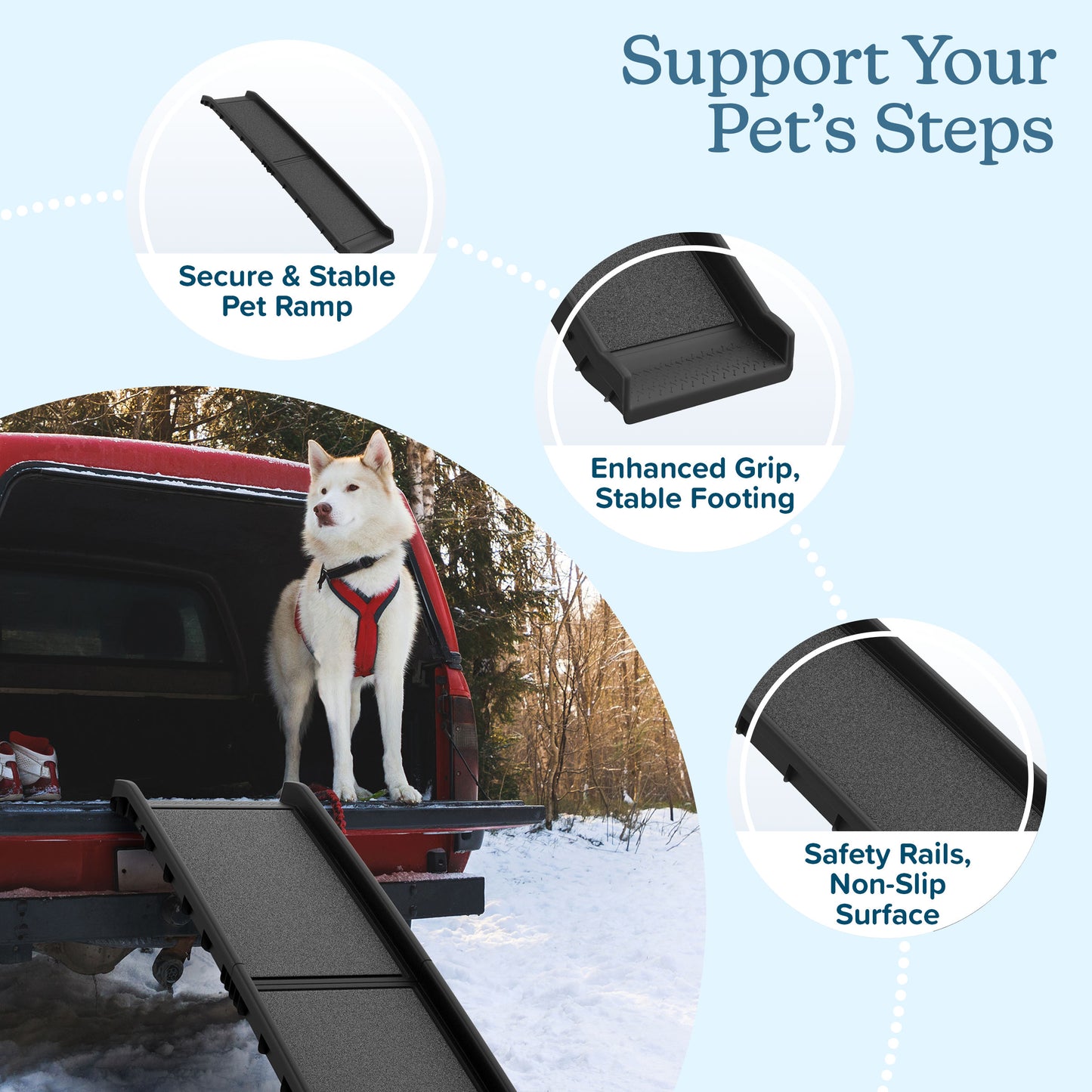 Folding, Nonslip Dog Ramp