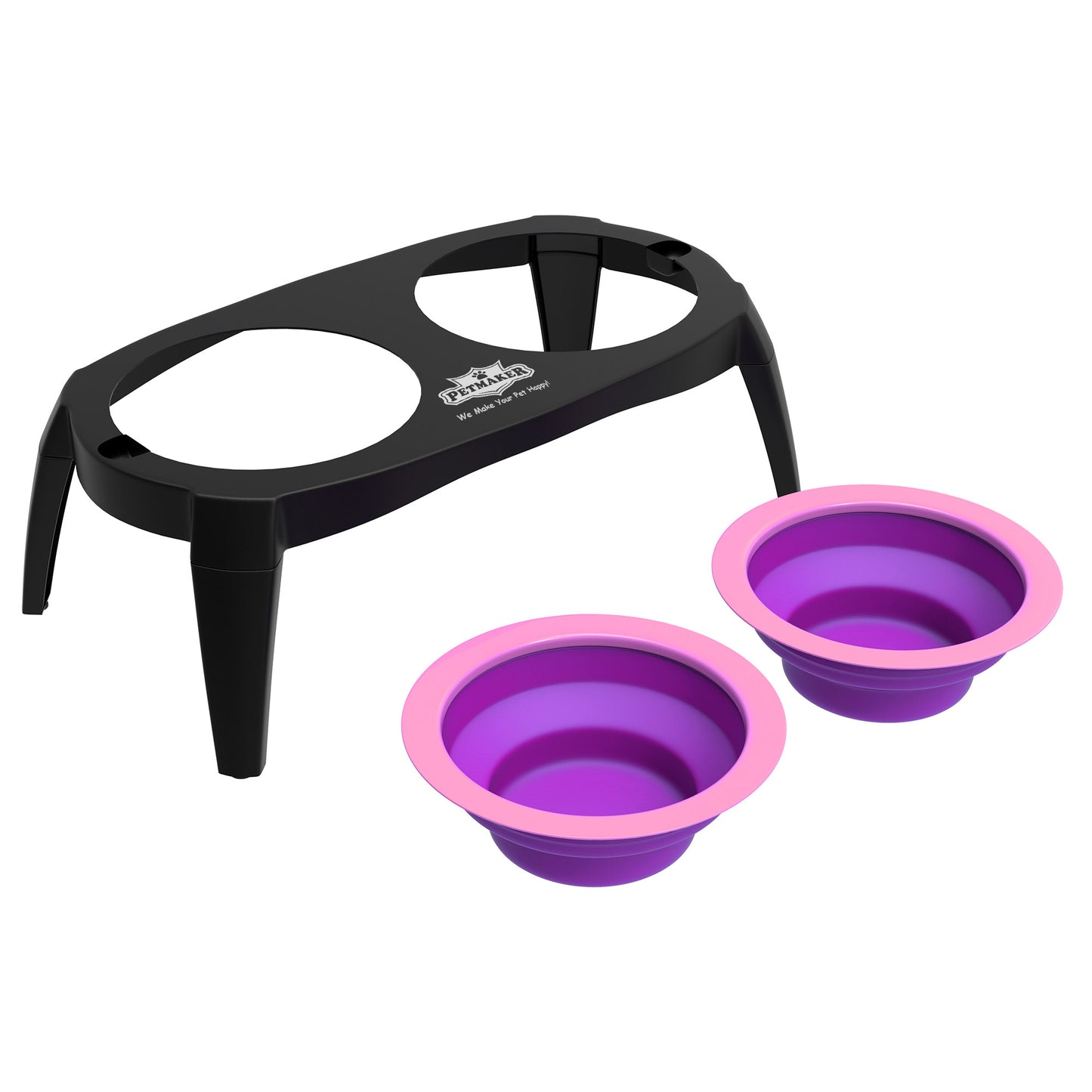 Raised Cat and Dog Food Bowl Stand
