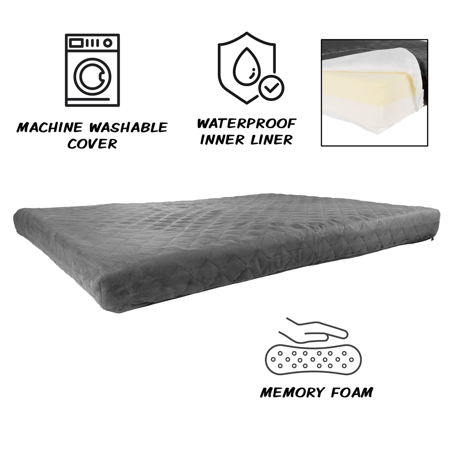 Waterproof Memory Foam Pet Bed