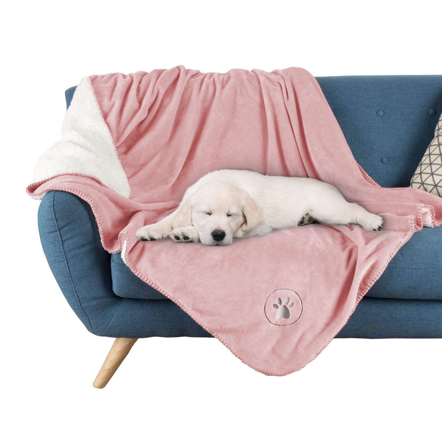 PETMAKER 50x60-Inch Waterproof Dog Blanket, Pink