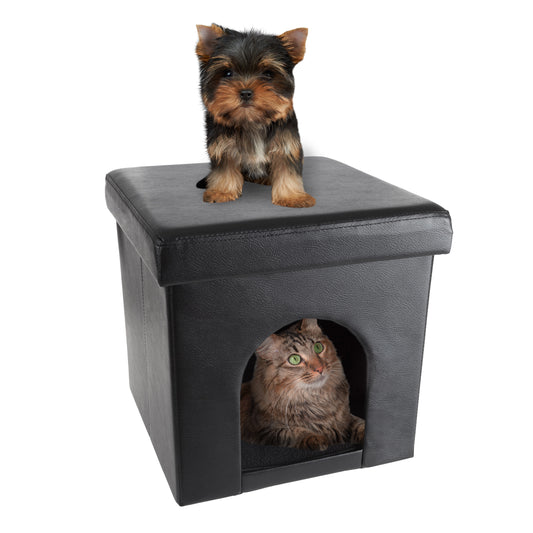Collapsible Pet House Ottoman