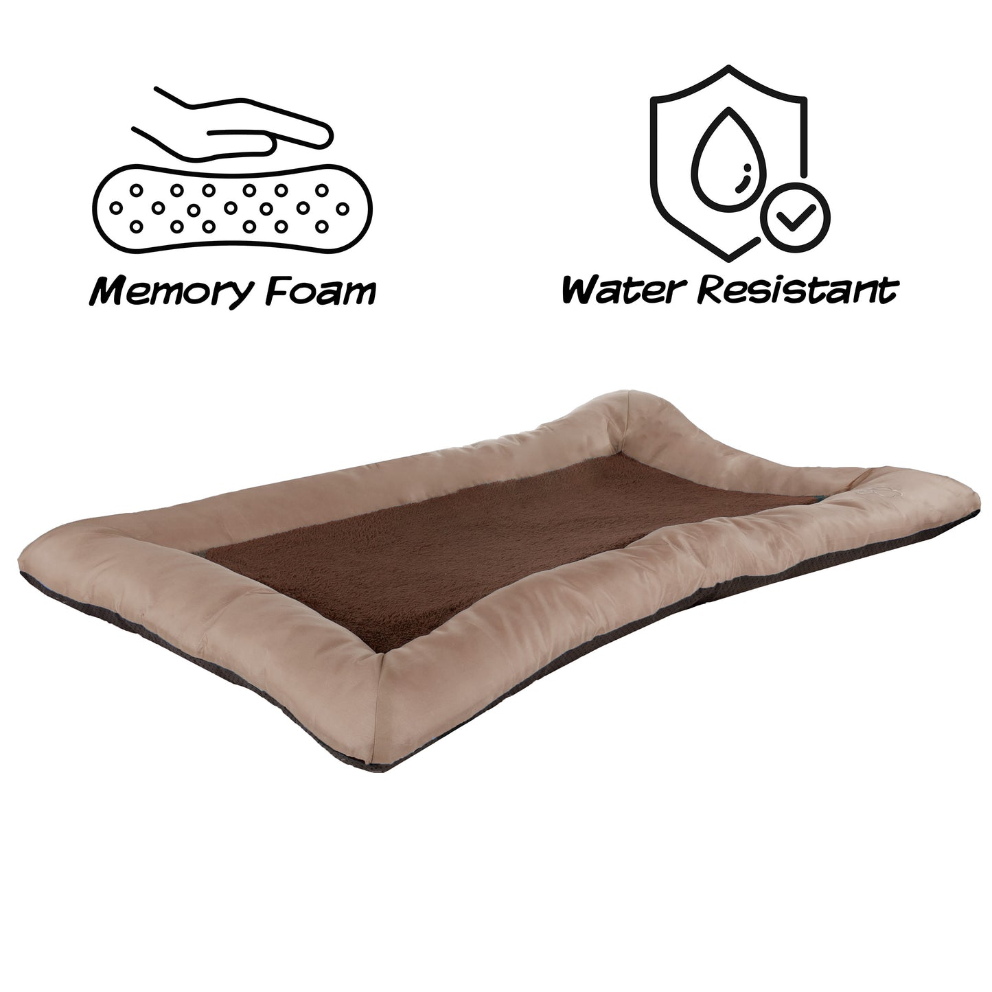 Sherpa Memory Foam Dog Bed